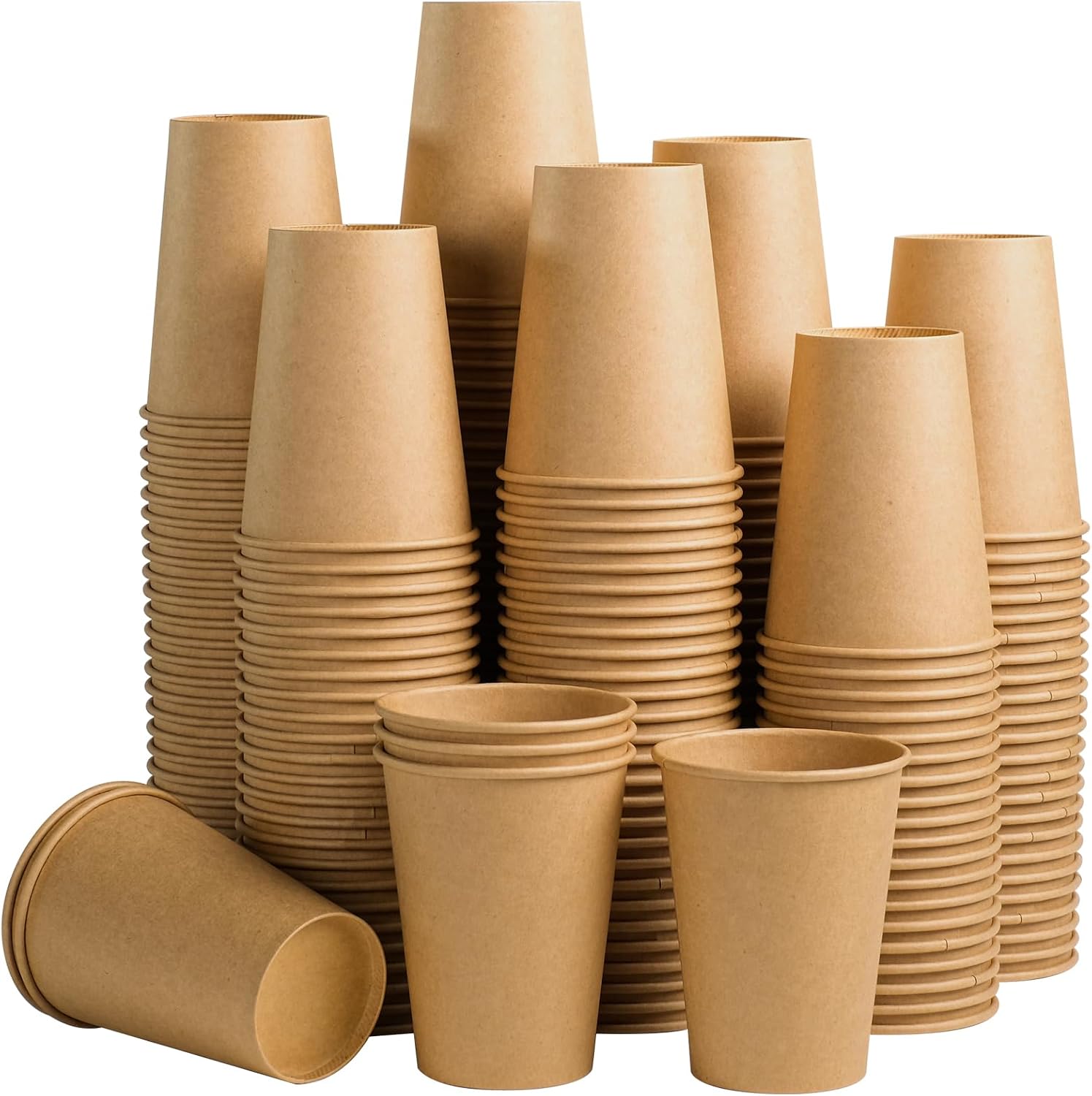 12oz Eco-Friendly Kraft Coffee Cups