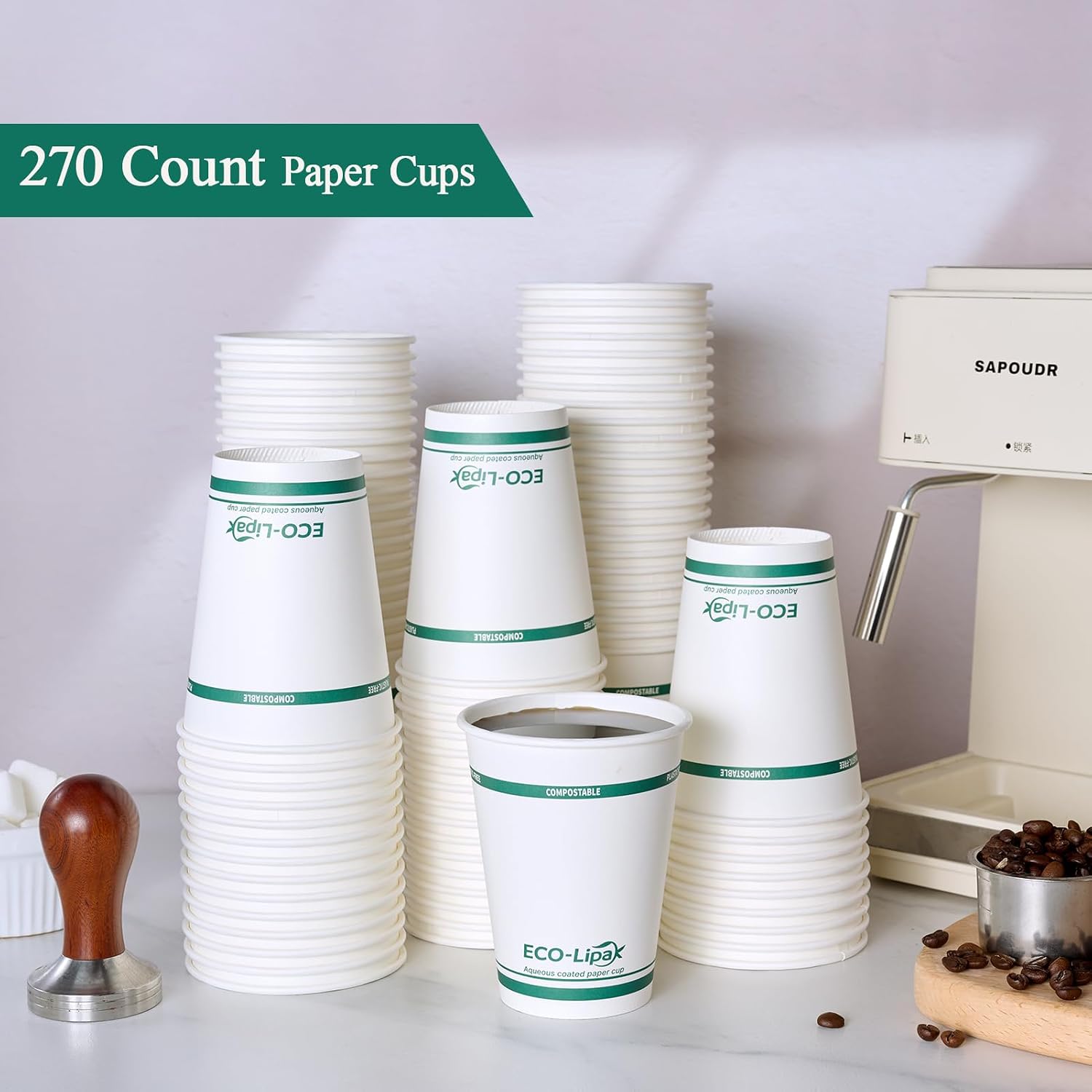 ECO-Lipax 12oz Plant-Based Cups - Hình 2
