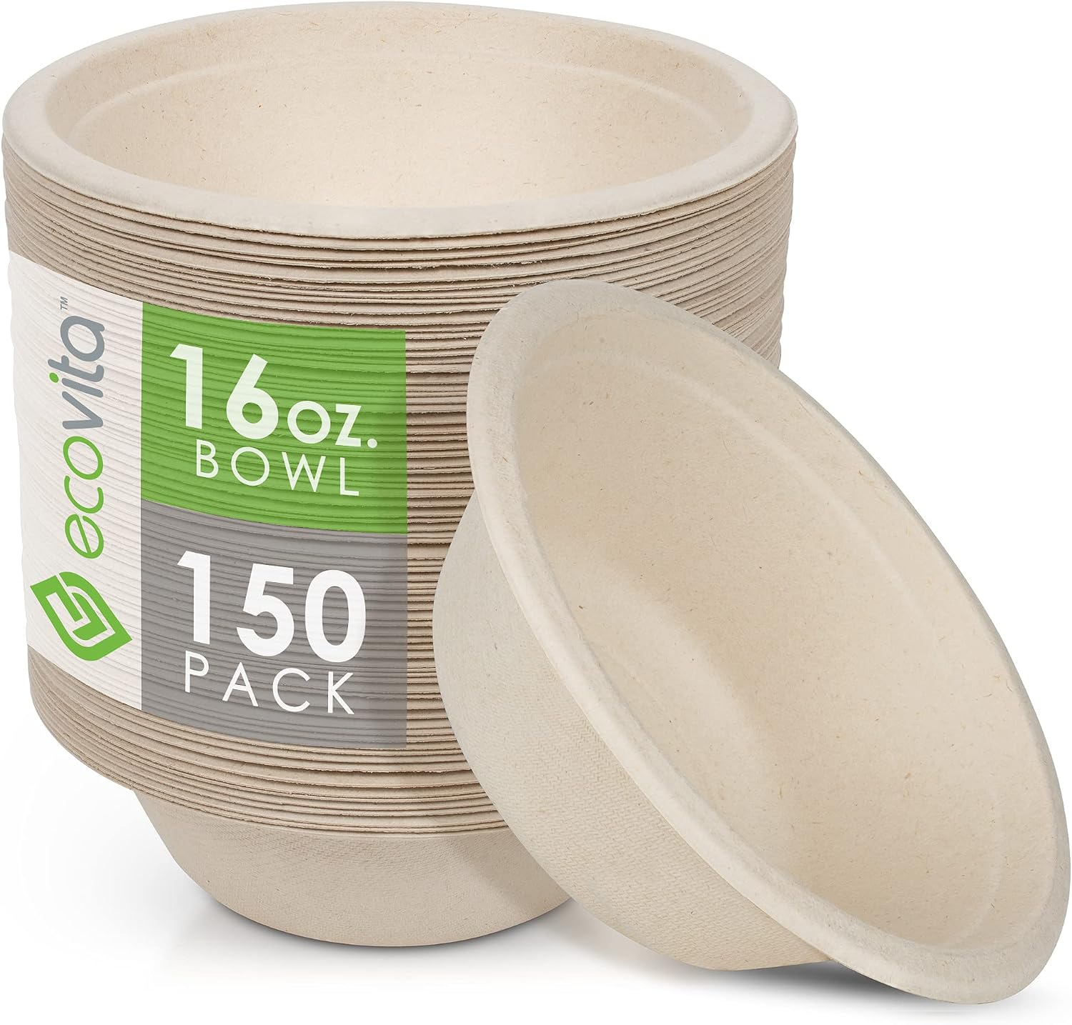 Ecovita 16oz Compostable Bowls