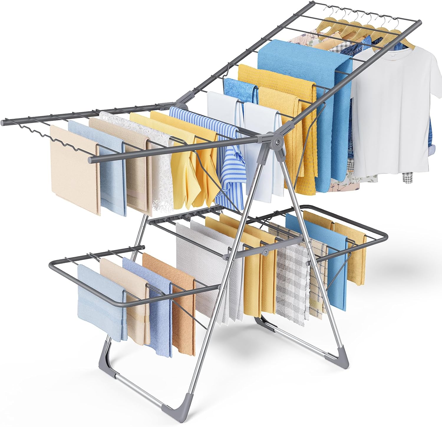 2-Level Clothes Drying Rack